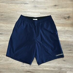 Calvin Klein Navy Swim Trunks